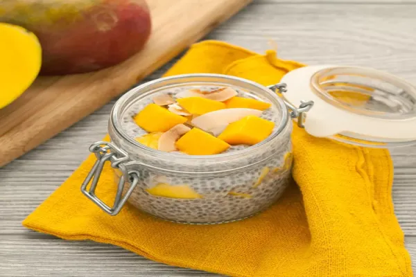 Mango Coconut Chia Pudding
