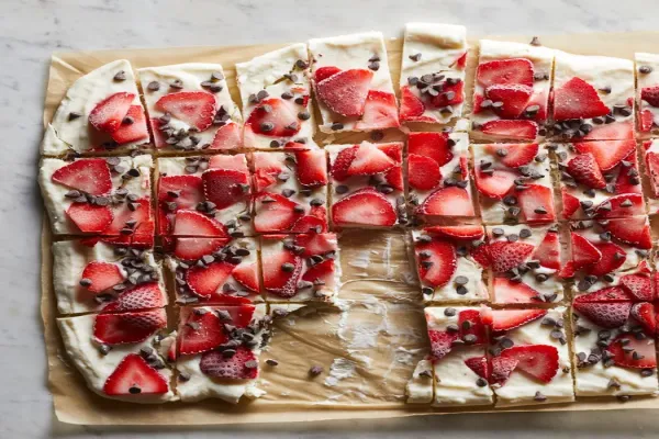 Strawberry Chocolate Greek Yogurt Bark