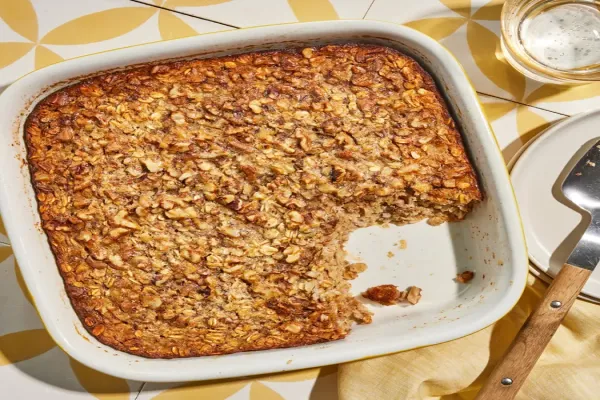 Banana Bread Baked Oats
