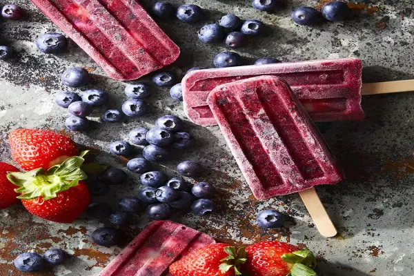 Berry Lemon Ice Pops