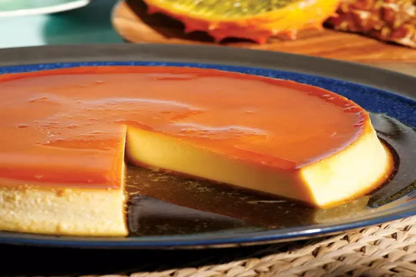 Caramel Cream Cheese Custard