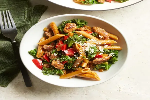 Kale Sausage & Pepper Pasta