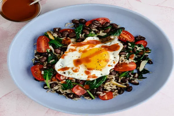Black Beans Rice & Fried Egg