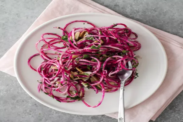 Spiralized Beet Salad
