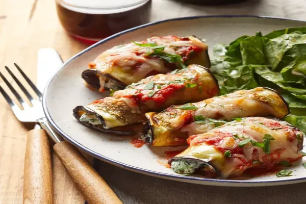 Eggplant Lasagna Rolls