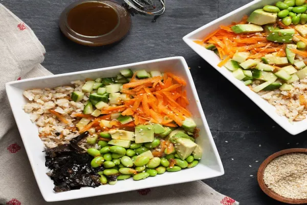Vegetarian Sushi Grain Bowl