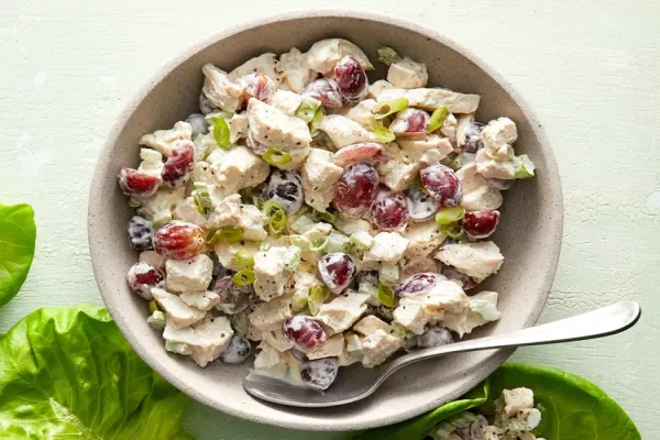 Tangy Chicken Salad with Grapes