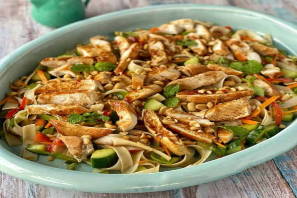 Asian Chicken Pasta Salad