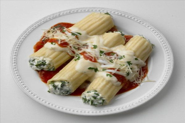 Three Cheese Manicotti