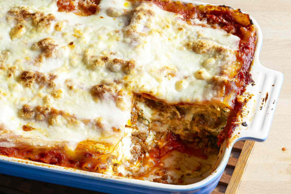 Healthier World's Best Lasagna