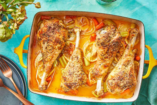 Oven Roasted Turkey Legs