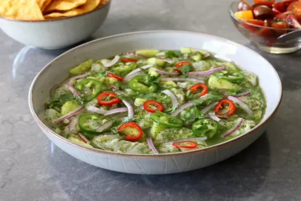 Garlic Shrimp Aguachile