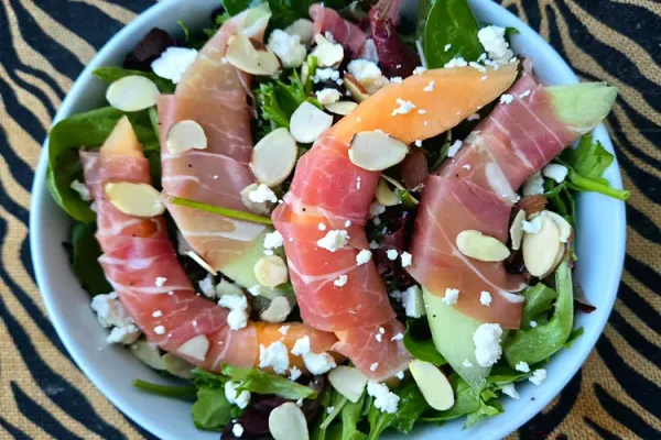 Melon and Prosciutto Salad