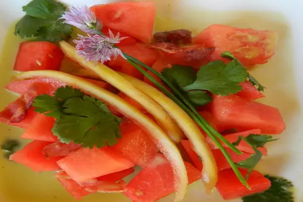 Malaysian Style Watermelon Salad