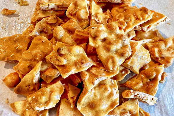 Microwave Peanut Brittle
