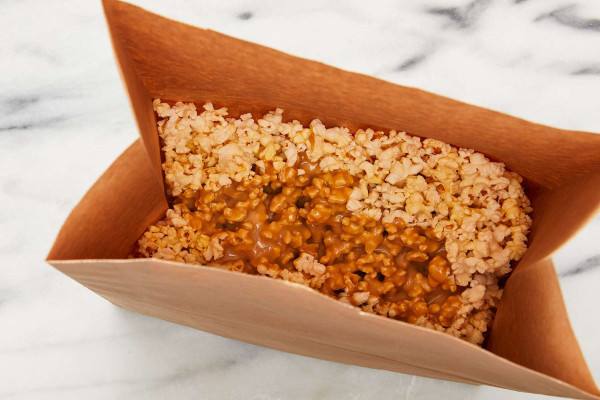 Microwave Caramel Popcorn