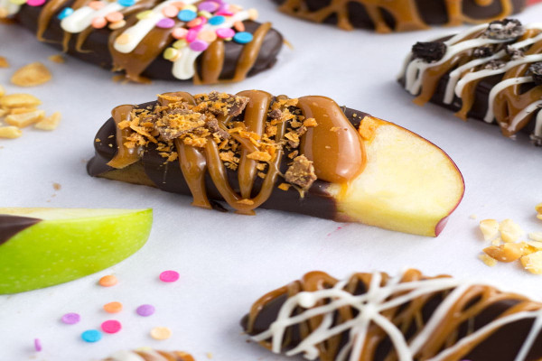 Caramel Apple Slices