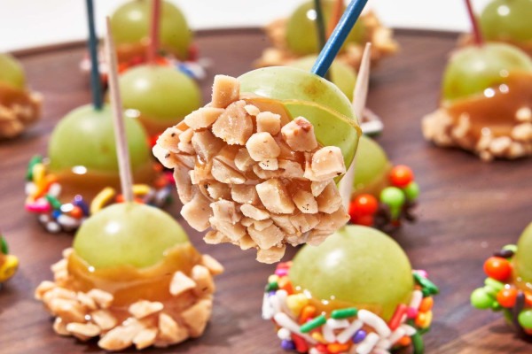 Caramel Apple Grapes